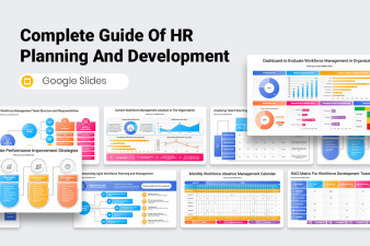 Complete Guide Of HR Planning And Development Google Slides Template